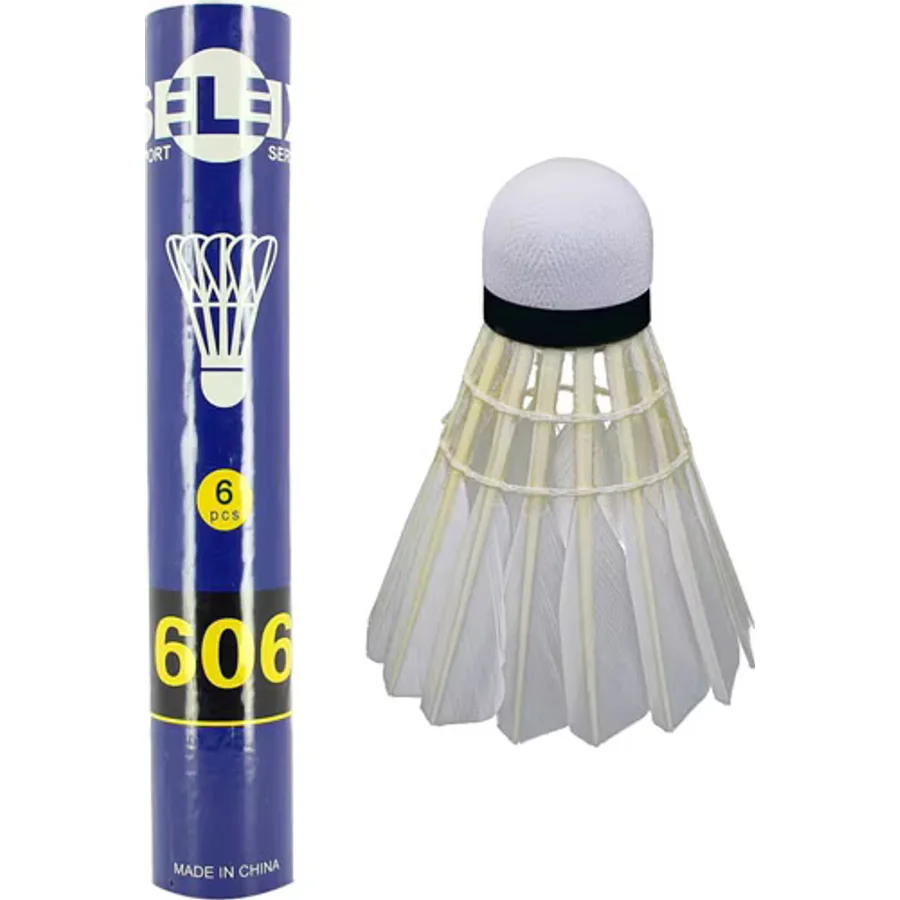 Selex 606 Kaz Tüyü 12'li Badminton Topu