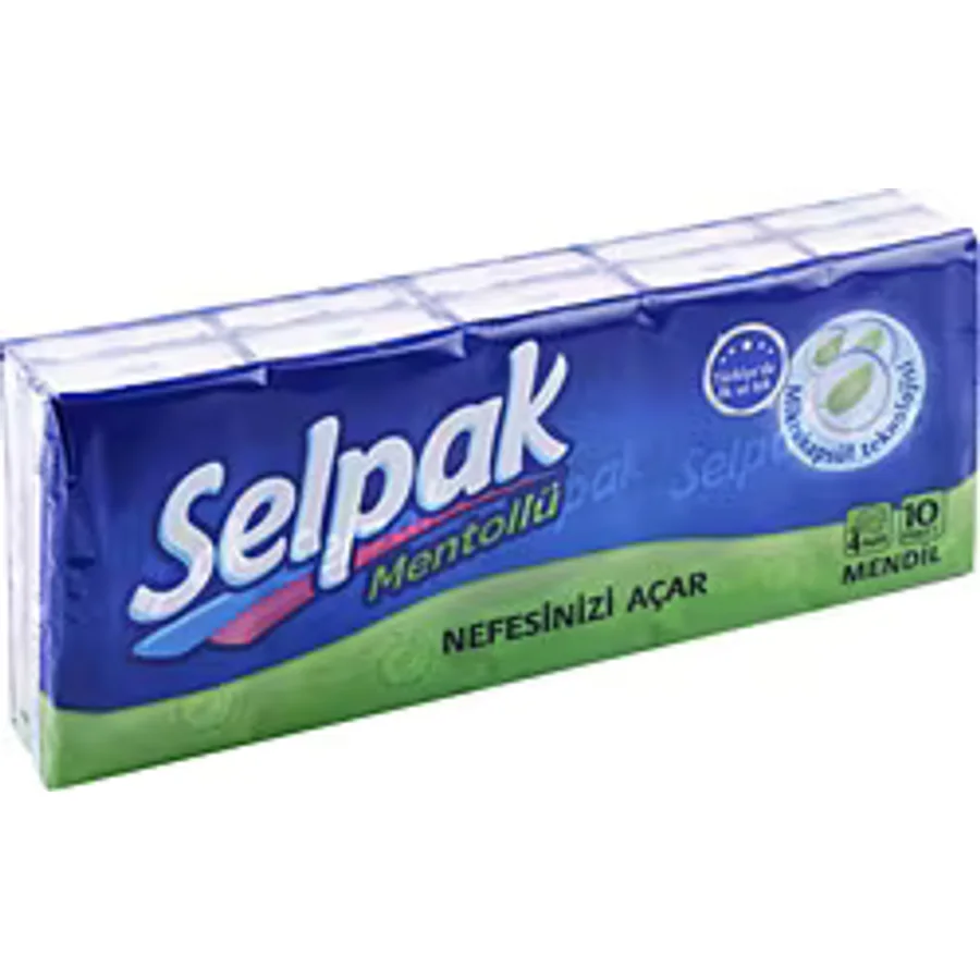 Selpak Mentollü Kağıt Mendil 10'lu
