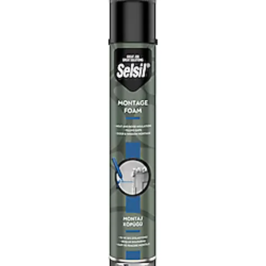Selsil 750 ml 600 gr Poliüretan Montaj Köpüğü