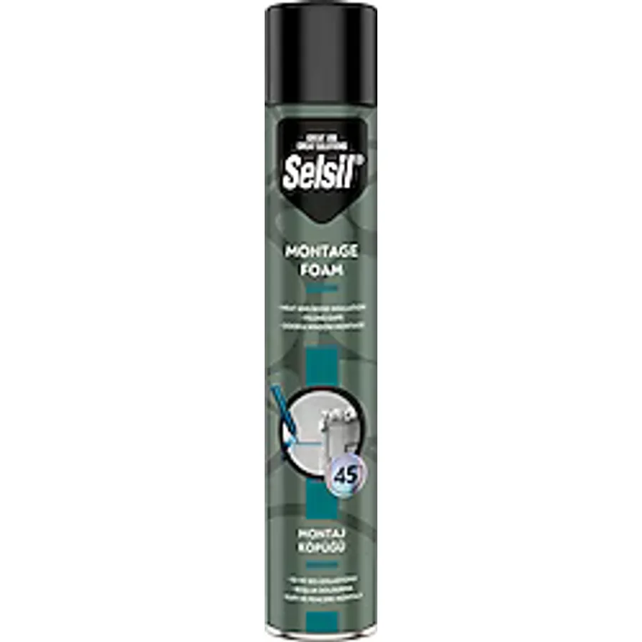 Selsil 750 ml 845 gr Poliüretan Montaj Köpüğü