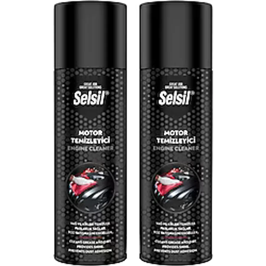 Selsil Susuz Motor Temizleyici Sprey 500 ml 2 Adet