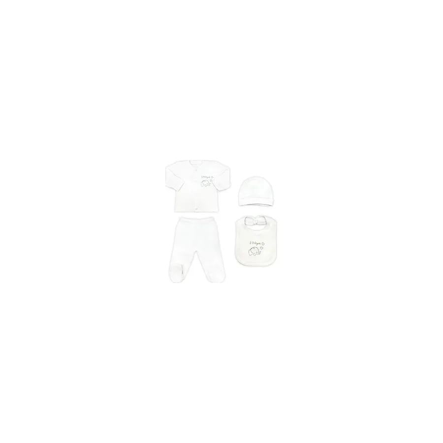 Sema Baby Organic 5 Parça Hastane Çıkışı Zıbın Seti