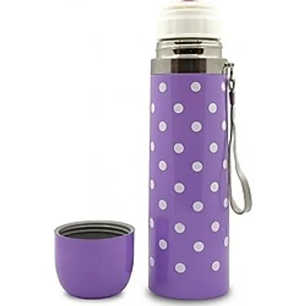 Sema Baby Puantiyeli Bebek Termosu 500 ml - Mor - Belirtilmemiş