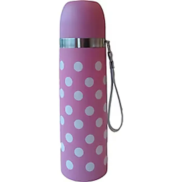 Sema Baby Puantiyeli Bebek Termosu 500 ml - Pembe - Belirtilmemiş