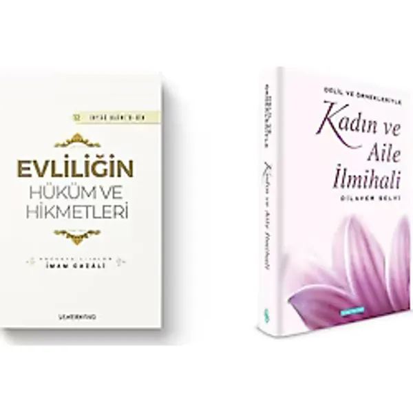 Semerkand Kitap Bilinçli Aile ve Evlilik Rehberi 2'li Kitap Seti Kadın ve Aile İlmihali - Evliliğin Hüküm ve Hikmetleri İslami Aile Kitapları