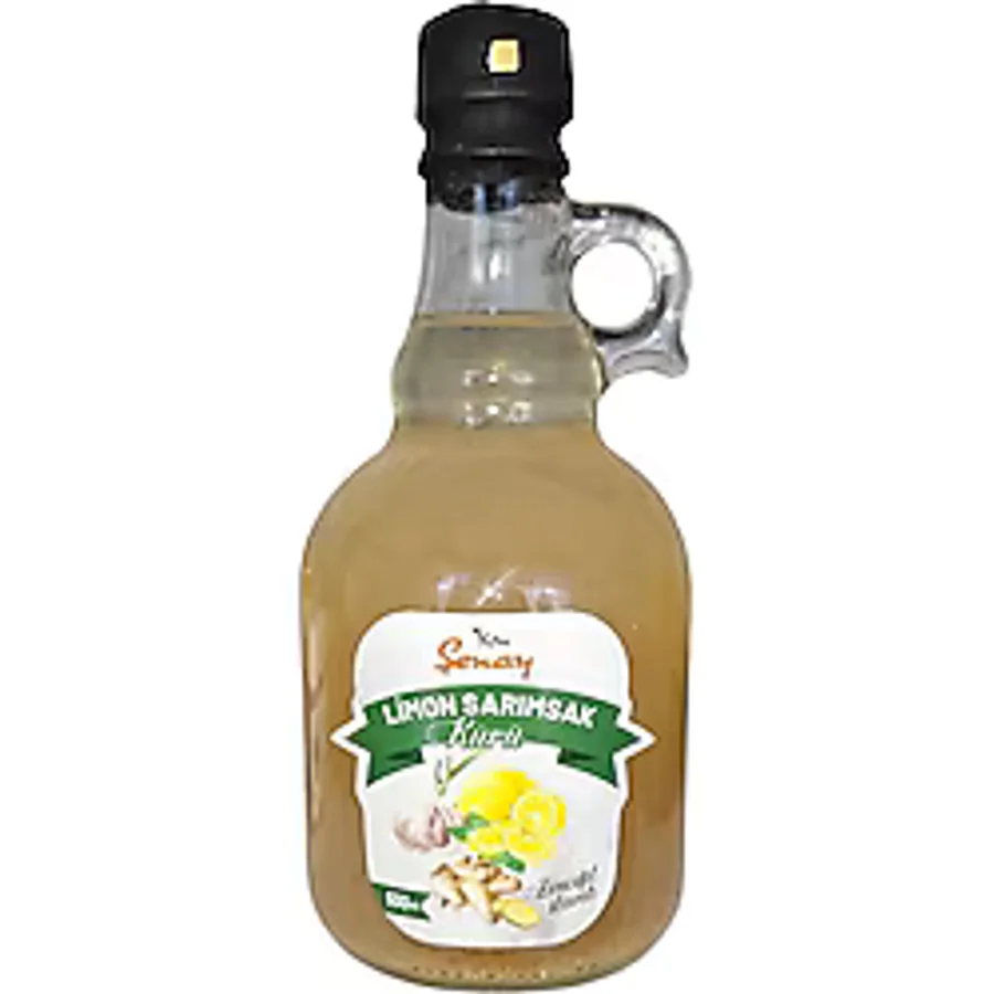 Şenay Limon Sarımsak Kürü 500 ml (Zencefil İlaveli)