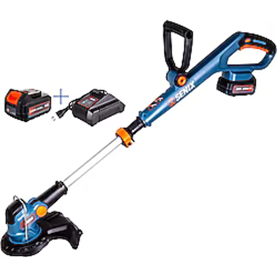 Senix GTX2-M-EU Çift Akülü 4 Ah Çim Biçme Makinesi