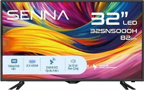 Senna 32SN5000H HD 32" 82 Ekran Uydu Alıcılı LED TV