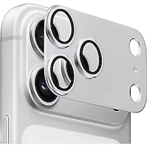 Senon Apple iPhone 17 Pro Zore CL-20 Kamera Lens Koruyucu (Gümüş)