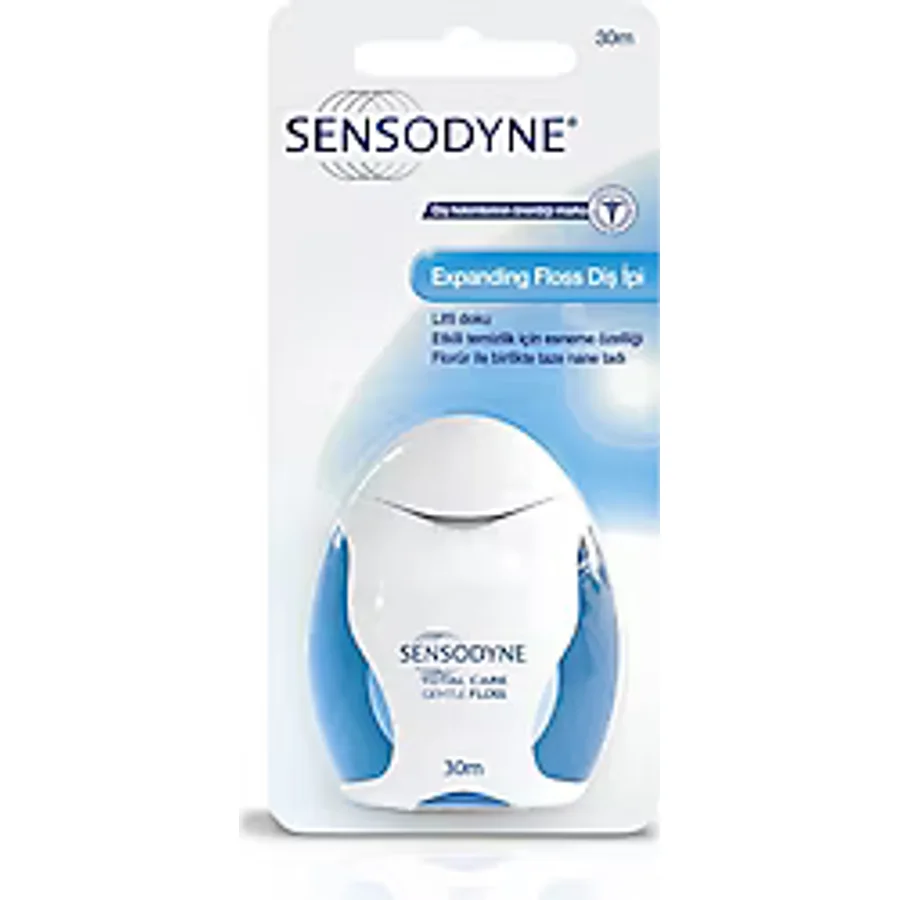 Sensodyne Gentle Floss Nane Aromalı 30 m Diş İpi