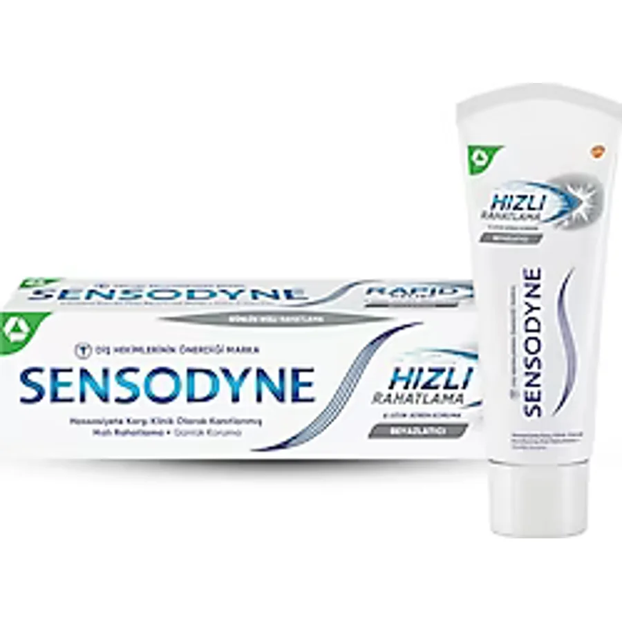 Sensodyne Hızlı Rahatlama Beyazlatıcı 75 ml Florürlü Diş Macunu