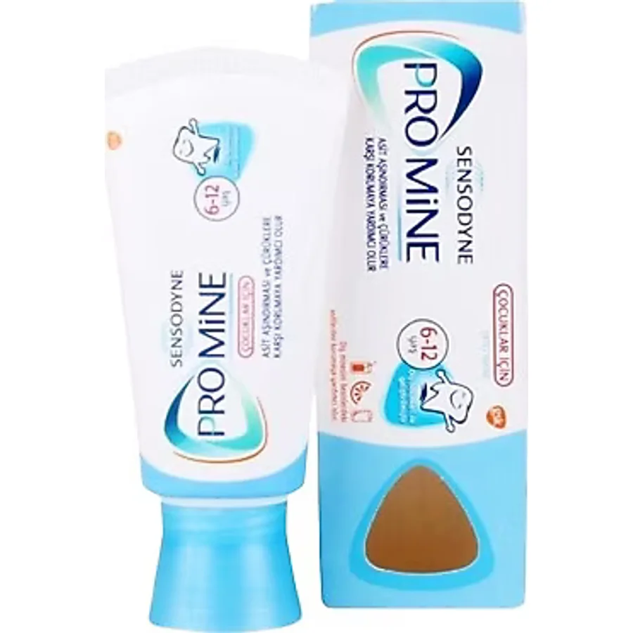 Sensodyne Promine 6-12 Yaş 50 ml Florürlü Çocuk Diş Macunu
