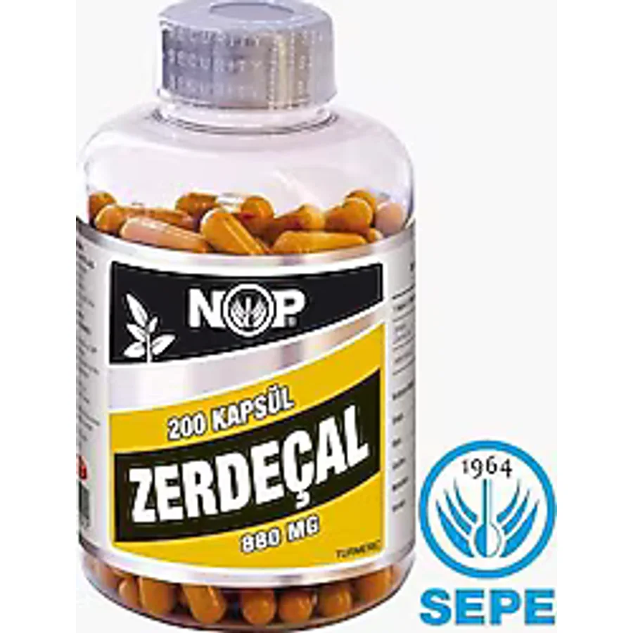 Sepe Natural Zerdeçal 200 Kapsül 880 mg