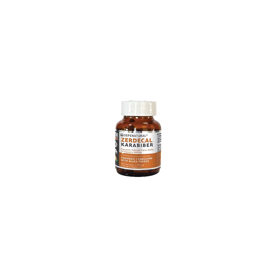 Sepe Natural Zerdeçal Karabiber 60 Kapsül 880 mg