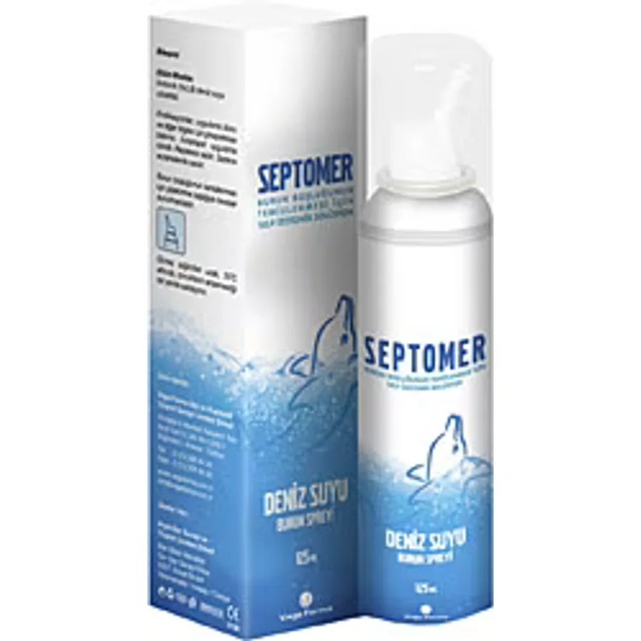 Septomer İzotonik Solüsyon Okyanus Deniz Suyu 125 ml Burun Spreyi