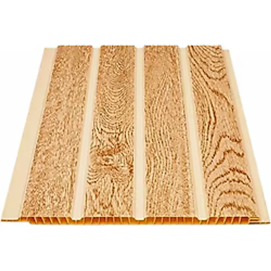 Ser Profil Düz Çam Plastik Pvc Duvar Tavan Lambiri 10 Adet 20 cm x 1 M 2 M2