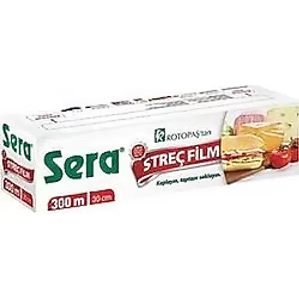 Sera 30 cm x 300 mt 8 Micron Streç Film Yüksek Performanslı Koruma Özelliği
