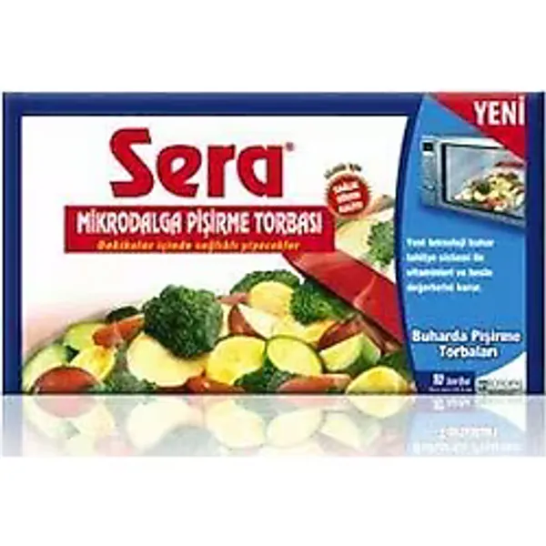 Sera 5'li Mikrodalga Buharda Pişirme Torbası