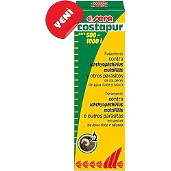Sera Costapur Dış Parazitlere Karşı 50 ml Akvaryum Su Düzenleyici