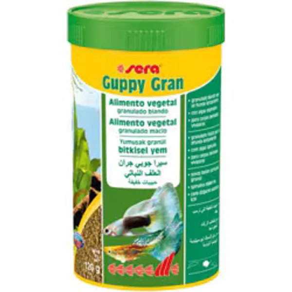 Sera Guppy Gran Nature 250 ml/120 gr Granül Balık Yemi