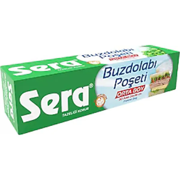 Sera Orta Boy Buzdolabı Poşeti 30'lu