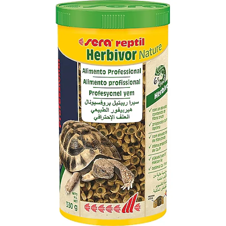 Sera Reptil Herbivor Nature 1000 ml Sürüngen Yemi