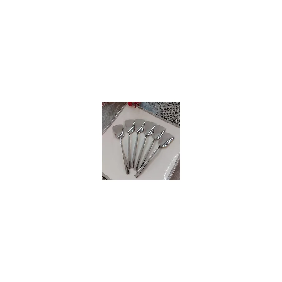 Seramikci Dondurma Kaşığı Platin 6 Lı