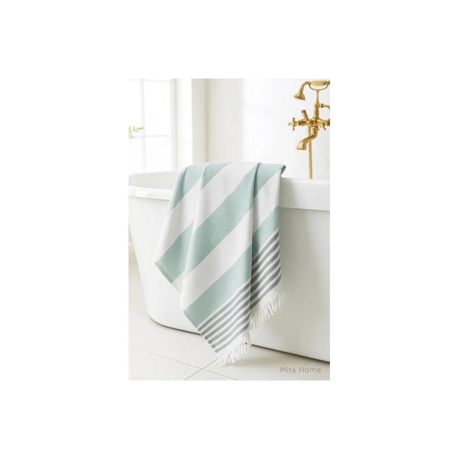 Serenity Büyük Boy Peştemal Havlu Deniz Plaj Banyo 90x170 cm %100 Pamuk