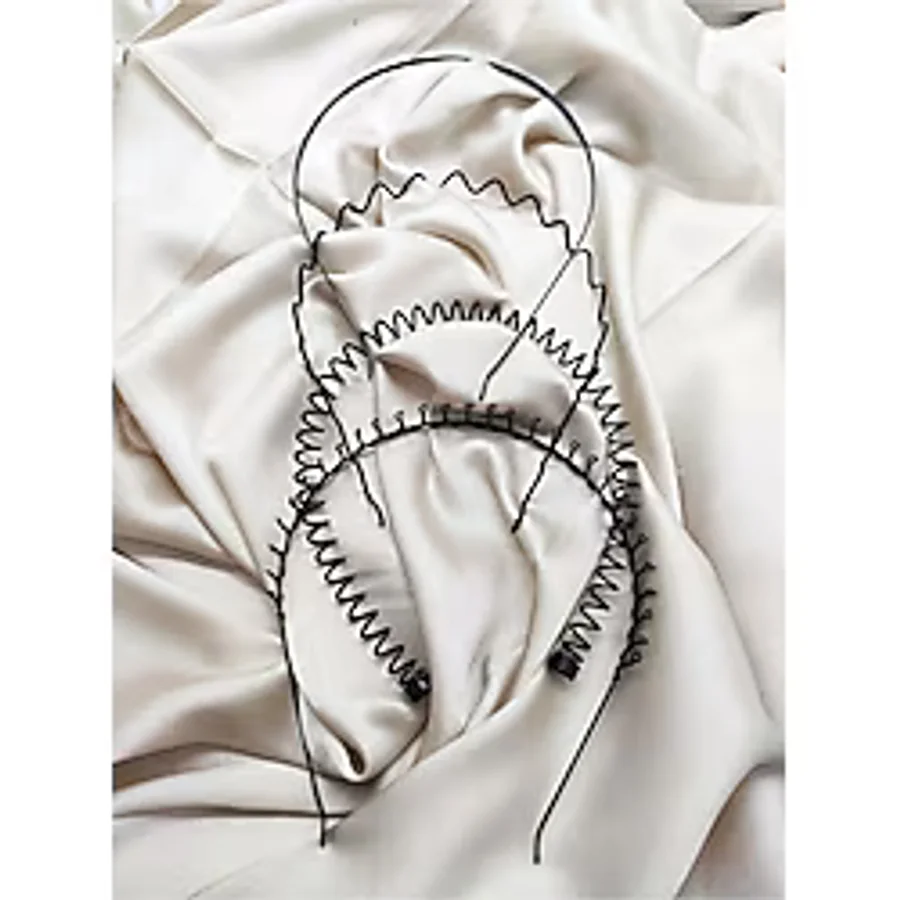 Sermet Süs Dünyası Sporcu Taçları Erkek Taçı Yaylı,Zigzag,Taraklı,Düz Taç Unisex 4 Lü Set