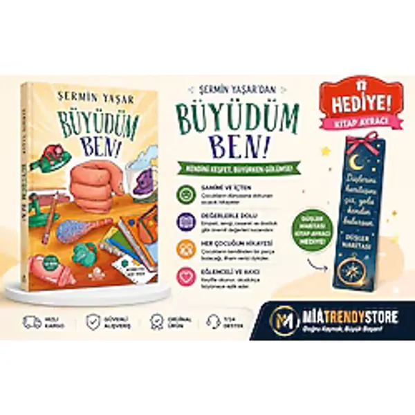Şermin Yaşar-Büyüdüm Ben-Düşler Haritasi Kitap Ayracı Hediyeli!!