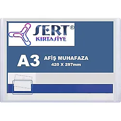 Sert Kırtasiye A3 Afiş Muhafaza 420 x 297 mm 10'lu