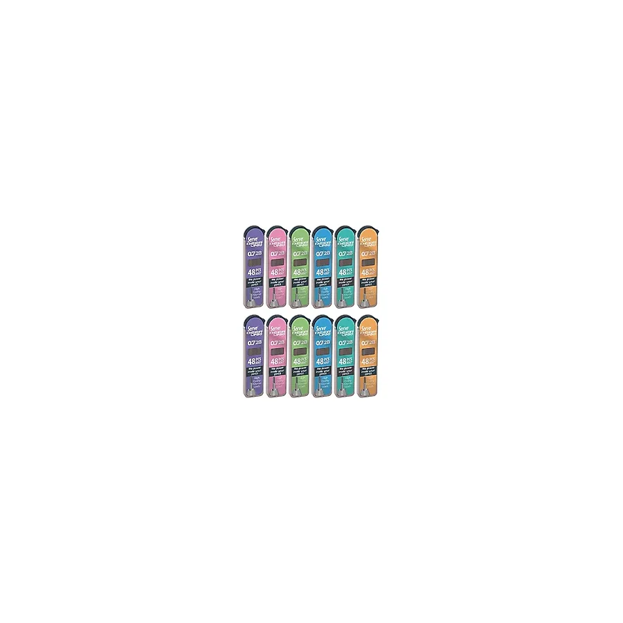 Serve Deep 0.7 Mm 2b Siyah Kalem Ucu 48 Li X 12 Pk 48x12 576 Adet