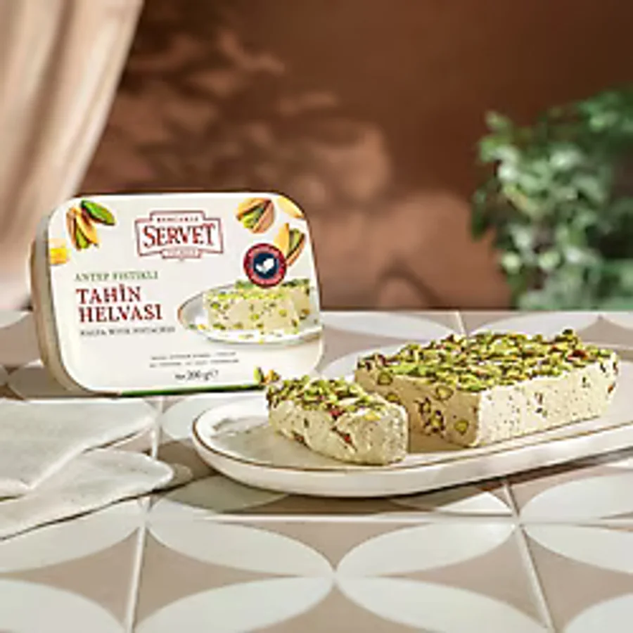 Servet Rafine Şeker İlavesiz - Antep Fıstıklı Helva 200g - 200 gr