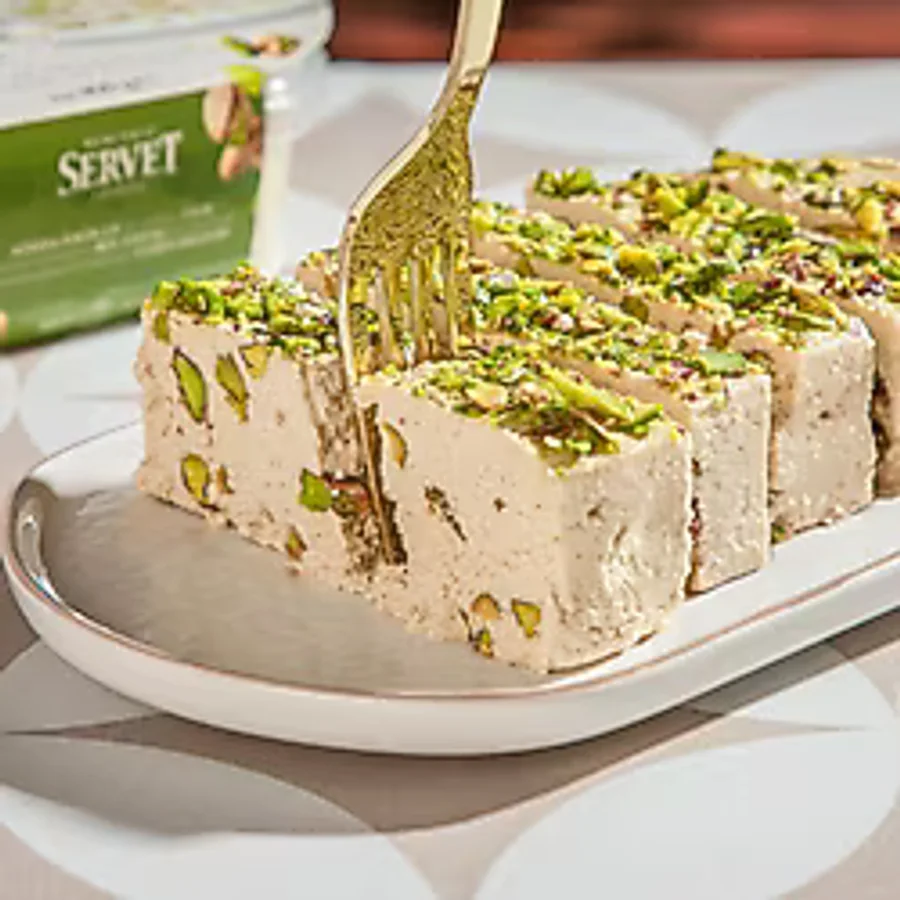 Servet Rafine Şeker İlavesiz - Antep Fıstıklı Helva 400g - 400 gr
