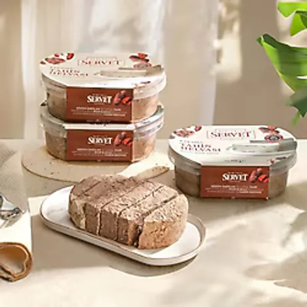 Servet Rafine Şeker Ilavesiz Kakaolu Helva 400g 3'lü Paket - 1,2 kg