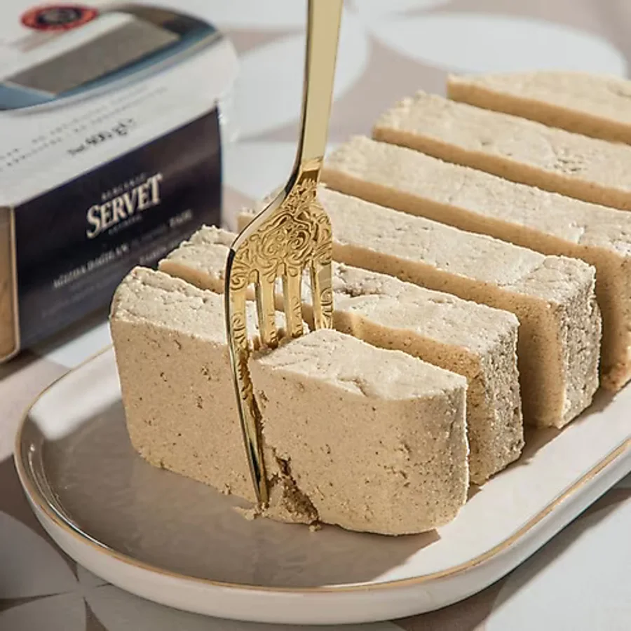 Servet Rafine Şeker İlavesiz - Sade Helva 400g - 400 gr