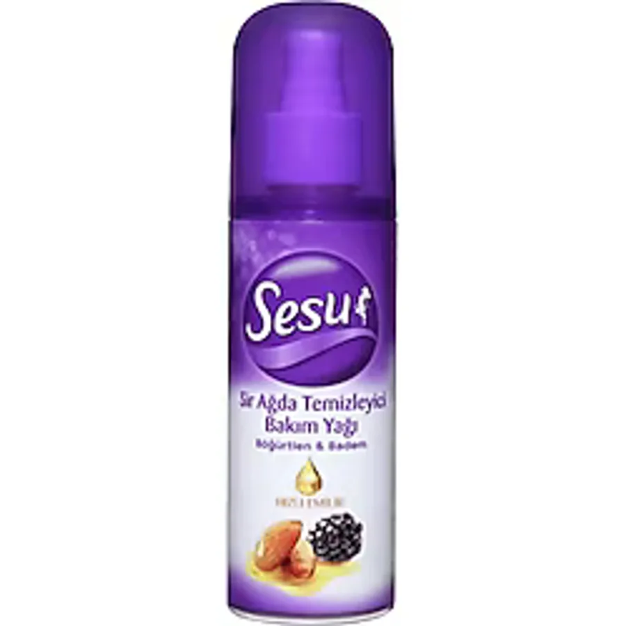 Sesu Böğürtlen & Badem Sir Ağda Temizleyici Bakım Yağı 150 ML