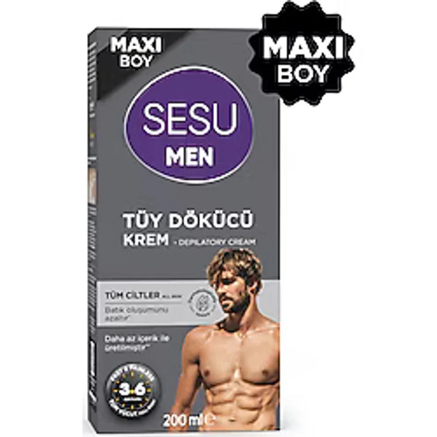 Sesu Tüy Dökücü Maxi Boy 200 ml Men