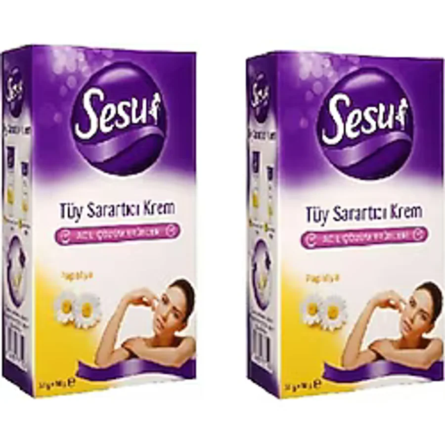 Sesu Tüy Sarartıcı Krem 35 gr + 18 gr 2 Adet
