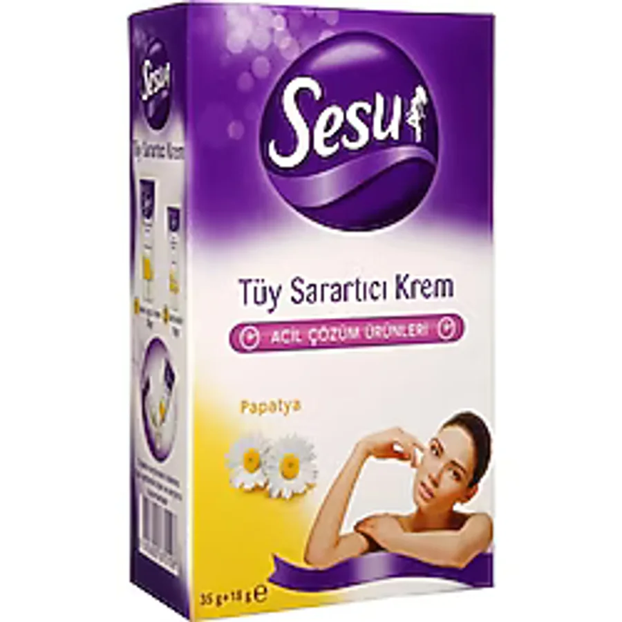 Sesu Tüy Sarartıcı Krem 35 Ml + 18 Ml
