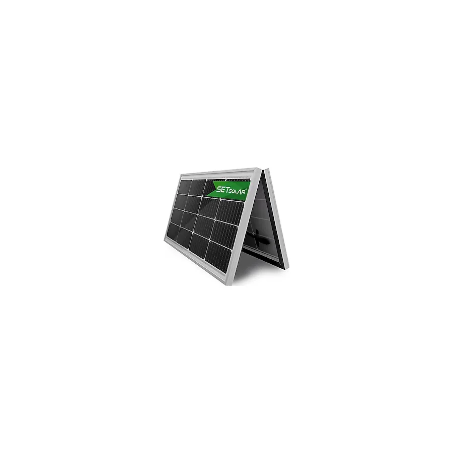 Set Solar Katlanır Taşınabilir Güneş Paneli 100w 2 50w Seri/paralel Monokristal