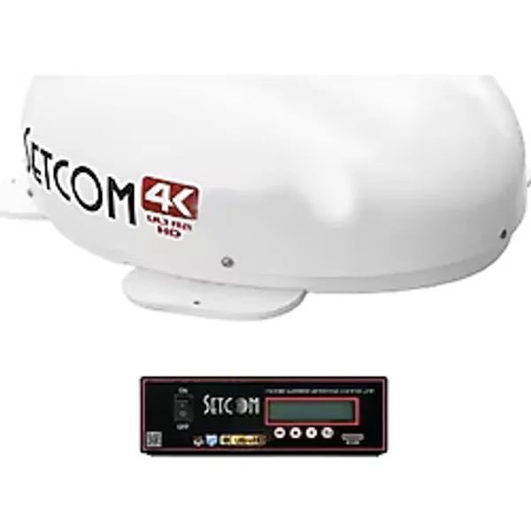 Setcom Mobil Karavan Uydu Anteni Tek Çıkış STC-224 - Damla Tip