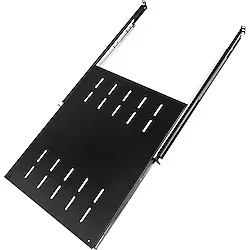 SETRACK 19'' 1U HARAKETLİ RAYLI TELESKOPİK RAF 600X600