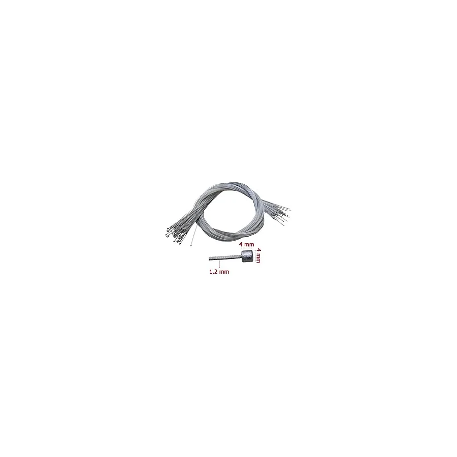 SEVGENT Bisiklet Vites Teli İç 250 Cm (1,2 Mm) Arpa Başlı