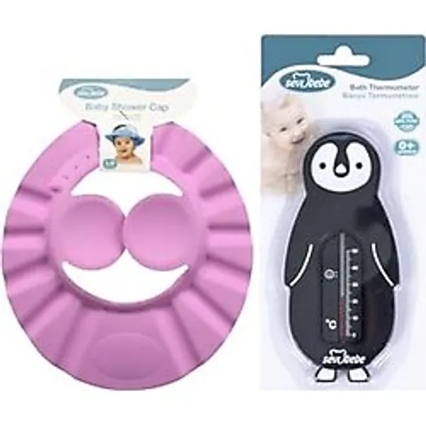 Sevi Bebe Bebek Banyo Seti(banyo Şapkası+banyo Derecesi)