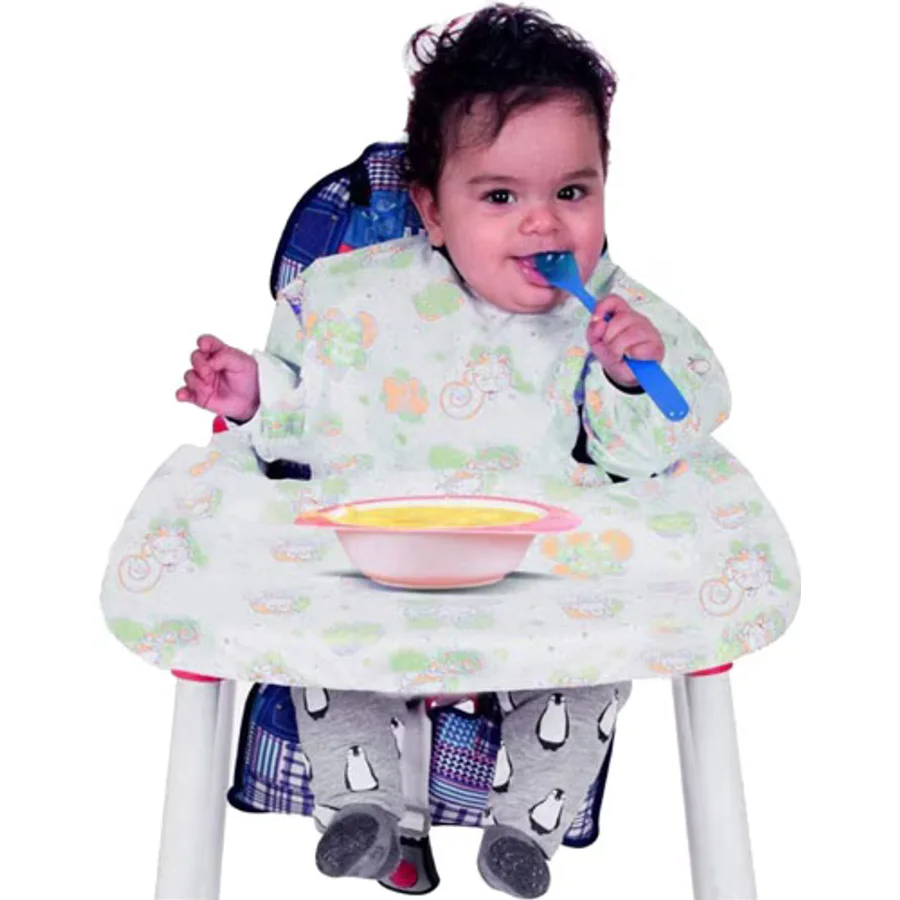 Sevi Bebe Kullan At Kollu Mama Sandalyesi Önlüğü 5'li ART-264