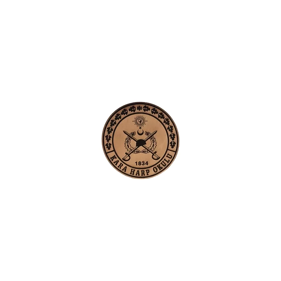 Seyhan Askeri Malzeme KARA HARP OKULU Deri PEÇ - Arma - Leather Patch