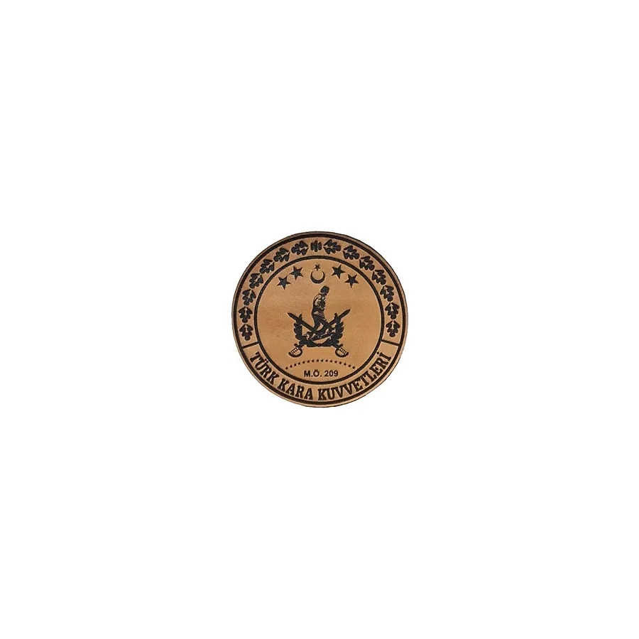 Seyhan Askeri Malzeme KARA KUVVETLERİ Deri PEÇ - Arma - Leather Patch