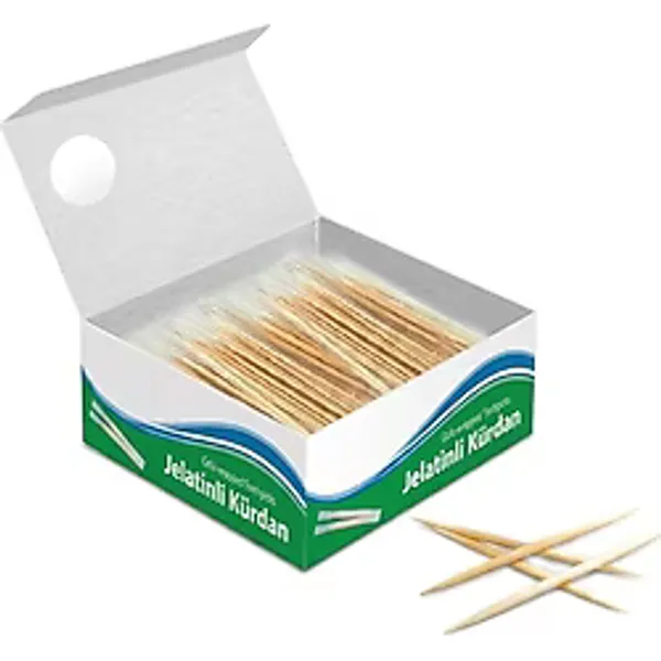ŞEYLİŞEYLER Şeylişeyler - Jelatinli Kürdan 500'LÜ 5 Paket - Hijyenik Tekli Sargılı Kürdan