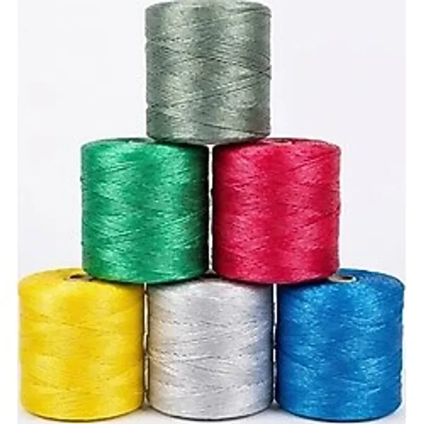 ŞEYLİŞEYLER Şeylişeyler - Renkli Ambalaj ve Paketleme Ipi 2 kg - Karışık Renk Bobin Paket Ipi